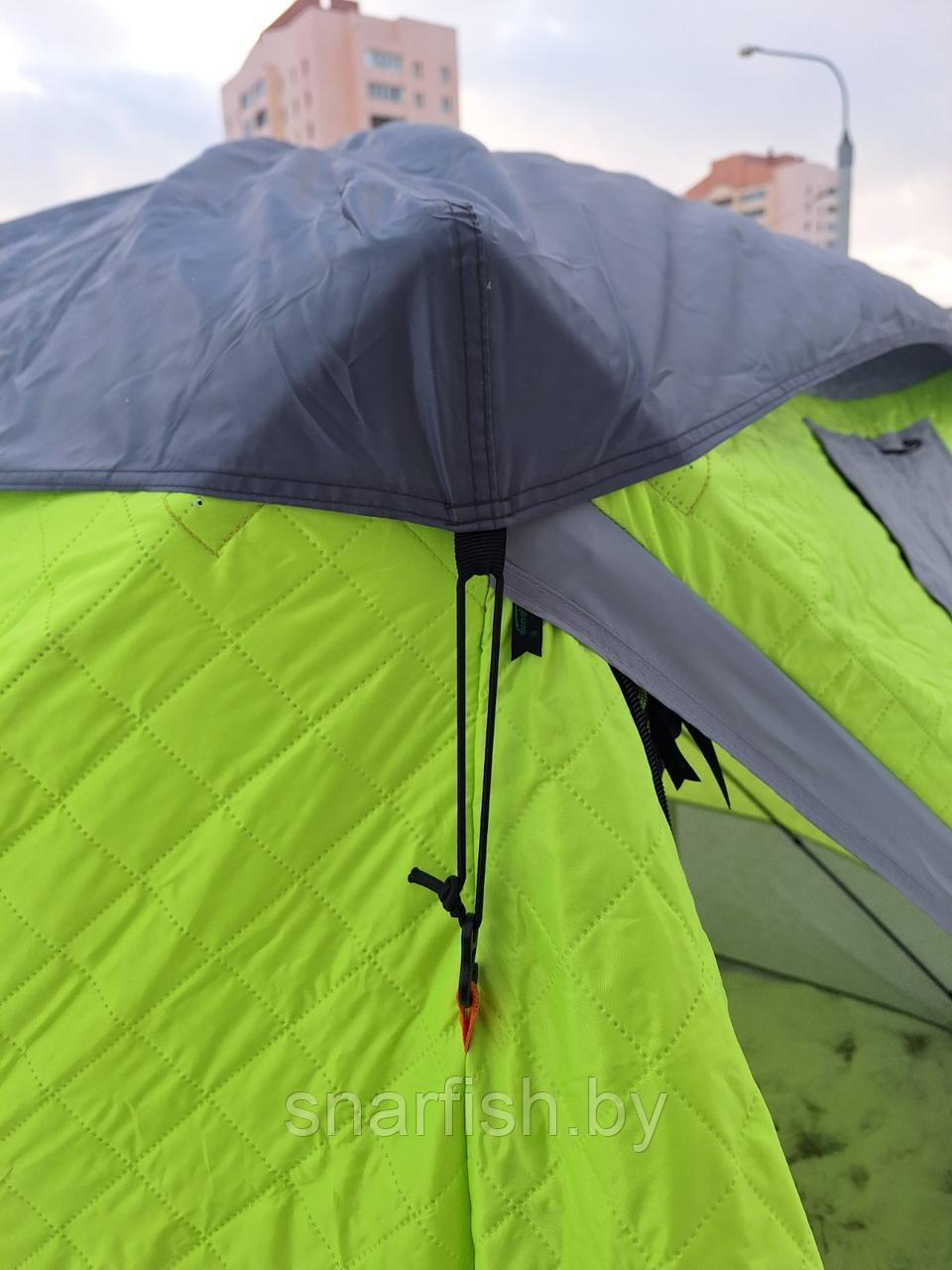 Палатка с тентом, 3-х слойная MIMIR 2018 (2.1x2.1x1.9м) Модель 2023 года!!! - фото 5 - id-p222514230