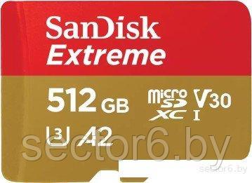 Карта памяти SanDisk Extreme SDSQXAV-512G-GN6MA microSDXC 512GB, фото 2