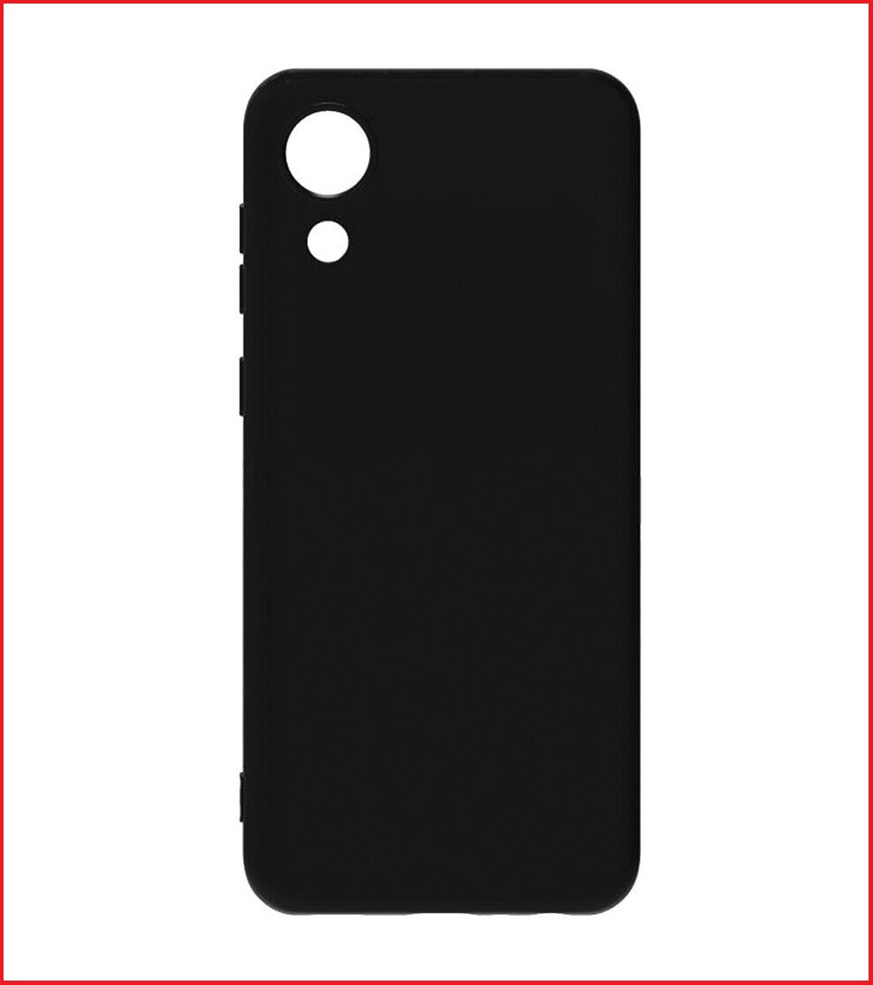 Чехол-накладка для Samsung Galaxy A03 Core SM-A032 (силикон) черный - фото 3 - id-p172322418