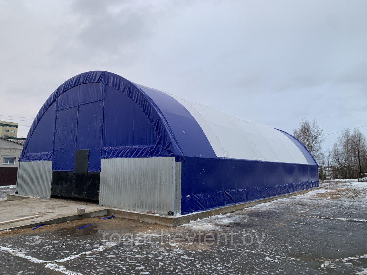 БОКС ДЛЯ РЕМОНТА ТЕХНИКИ. РАЗМЕР 12,00х21,00 м. ЧТУП "АВТОБАЗИС", г. Иваново.