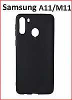 Чехол-накладка для Samsung Galaxy A11 SM-A115 / M11 (силикон) черный