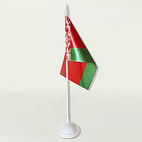 Флажок на 1-штоковой подставке (тканевый) "Флаг Республики Беларусь"