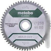 Пильный диск Metabo 628066000 - фото 1 - id-p222520539