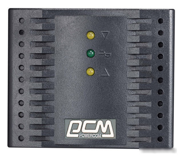 Стабилизатор напряжения Powercom TCA-3000 (черный) - фото 2 - id-p222520613