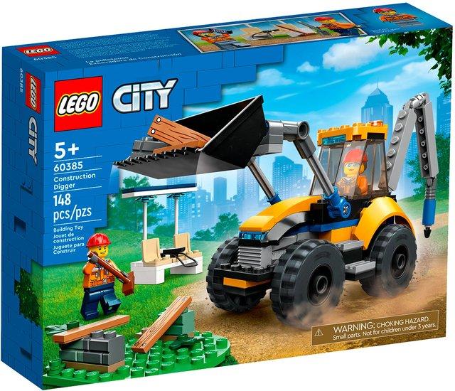Конструктор LEGO City 60385 Строительный экскаватор - фото 1 - id-p222520161