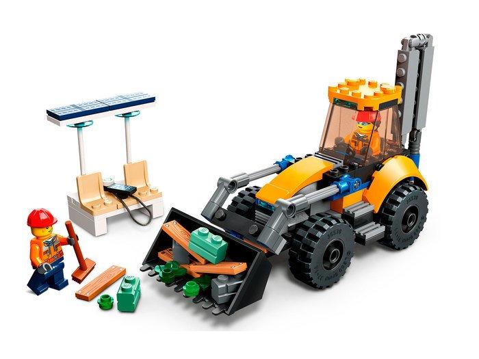 Конструктор LEGO City 60385 Строительный экскаватор - фото 3 - id-p222520161