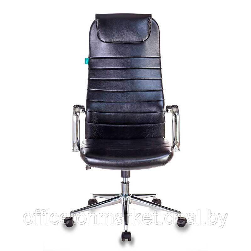 Кресло для руководителя "Бюрократ KB-9/ECO", кожзам, металл, черный - фото 2 - id-p222519904
