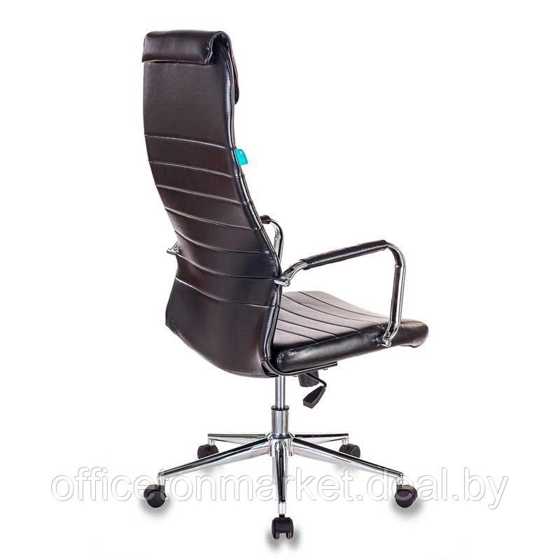 Кресло для руководителя "Бюрократ KB-9/ECO", кожзам, металл, черный - фото 4 - id-p222519904