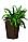 Горшок для цветов пластиковый Keter Rattan Plante 23,6л., коричневый, фото 6