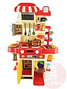 Детская кухня вода, свет, звук, пар, 48 предметов, высота 70 см, g792B, фото 4
