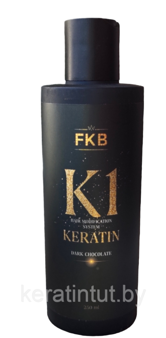 Безальдегидный кератин KERATIN 1.0 DARK CHOCOLATE FKB, 250 ml - фото 1 - id-p222524620