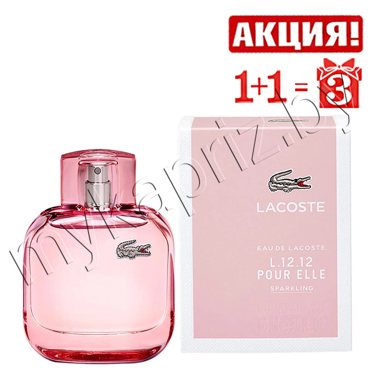 Женская туалетная вода Lacoste L.12.12 Pour Elle Sparkling edt 90ml