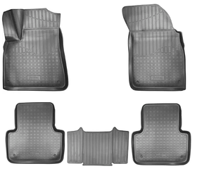 Коврики салонные для Audi Q7 (2015+) (4M) 3D (5 мест) компл