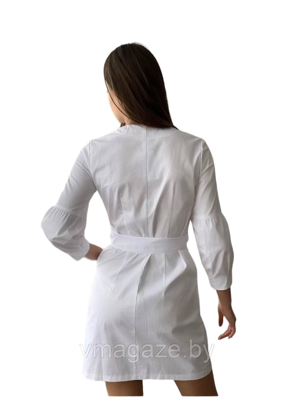 Медицинский халат, женский Зара (цвет белый) - фото 5 - id-p176524370