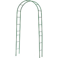Арка садовая, 240 × 120 × 36 см, металл, зелёная, Grinda, «Классика»