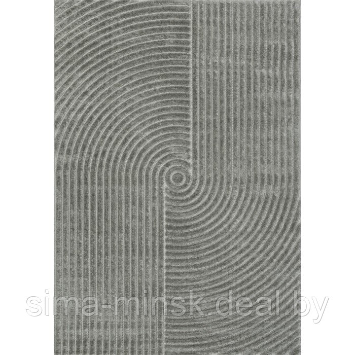 Ковёр прямоугольный Juno d801ag, размер 80x150 см, цвет grey-grey - фото 1 - id-p222527652