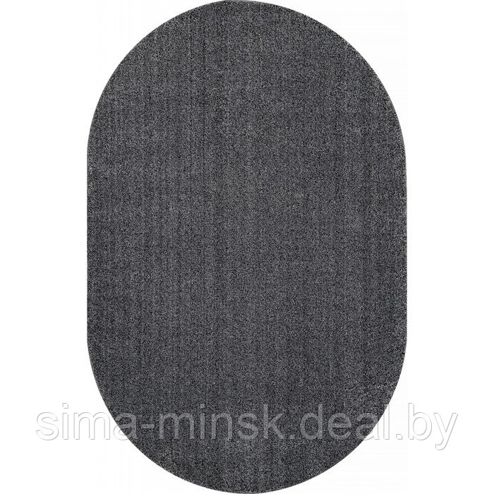 Ковёр овальный Sofia t600, размер 80x150 см, цвет black - фото 1 - id-p222527655
