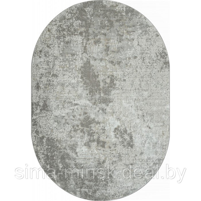 Ковёр овальный Sirius f195, размер 80x150 см, цвет gray - фото 1 - id-p222527666