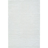 Ковёр прямоугольный Sirocco e256ac, размер 160x230 см, цвет white-beige