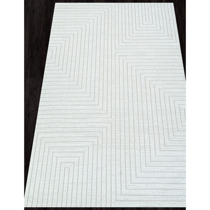 Ковёр прямоугольный Sirocco e256ac, размер 160x230 см, цвет white-beige - фото 2 - id-p222526287