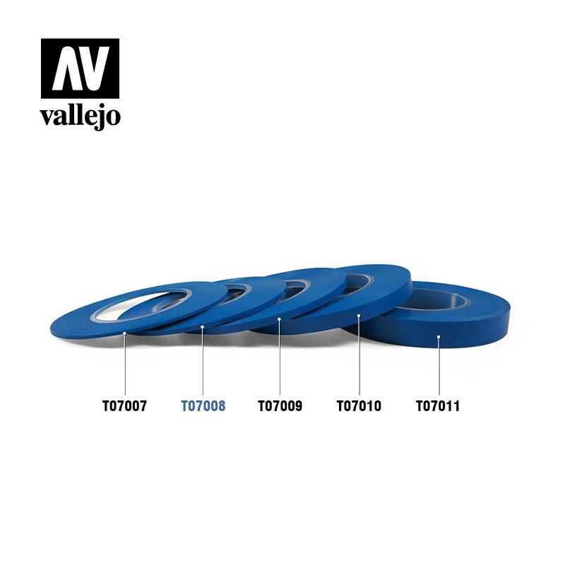 Контурный скотч/маскировочная лента, 2мм*18м, Vallejo (Испания) - фото 2 - id-p222528343