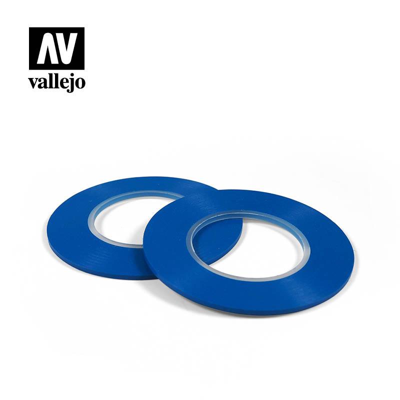 Контурный скотч/маскировочная лента, 2мм*18м, Vallejo (Испания) - фото 1 - id-p222528343