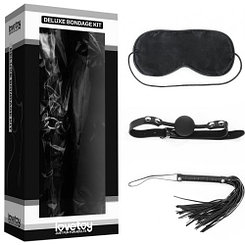 Набор для ролевых игр Deluxe Bondage Kit (маска, кляп, плеть)