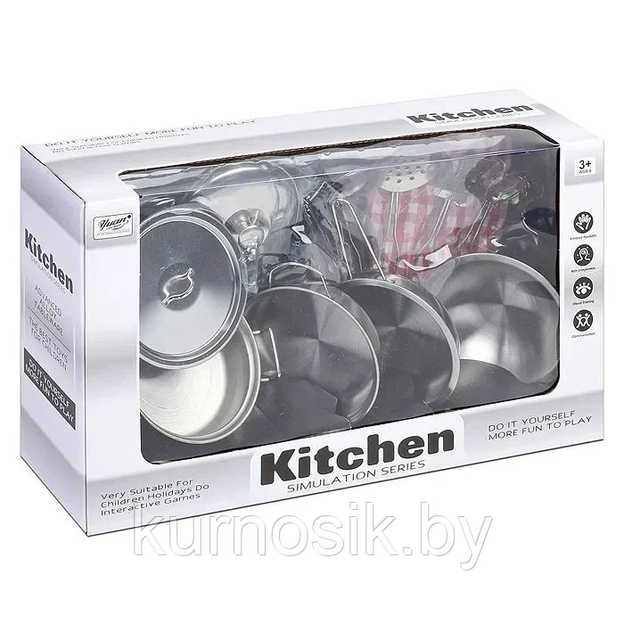 Набор посуды металический На кухне, 11 предметов - фото 1 - id-p222532215