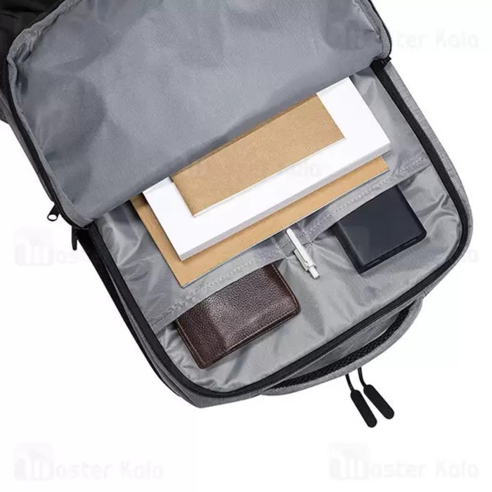 Рюкзак для ноутбука Xiaomi Commuter Backpack (BHR4904GL), до 15.6", 2 отделения, 21 л, серый - фото 4 - id-p222532844