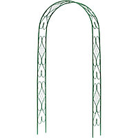 Арка садовая, 240 × 120 × 36 см, металл, зелёная, Grinda, «Ар-деко»