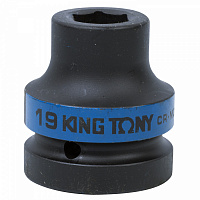 KING TONY 853519M KING TONY Головка торцевая ударная шестигранная 1", 19 мм - фото 1 - id-p222443926