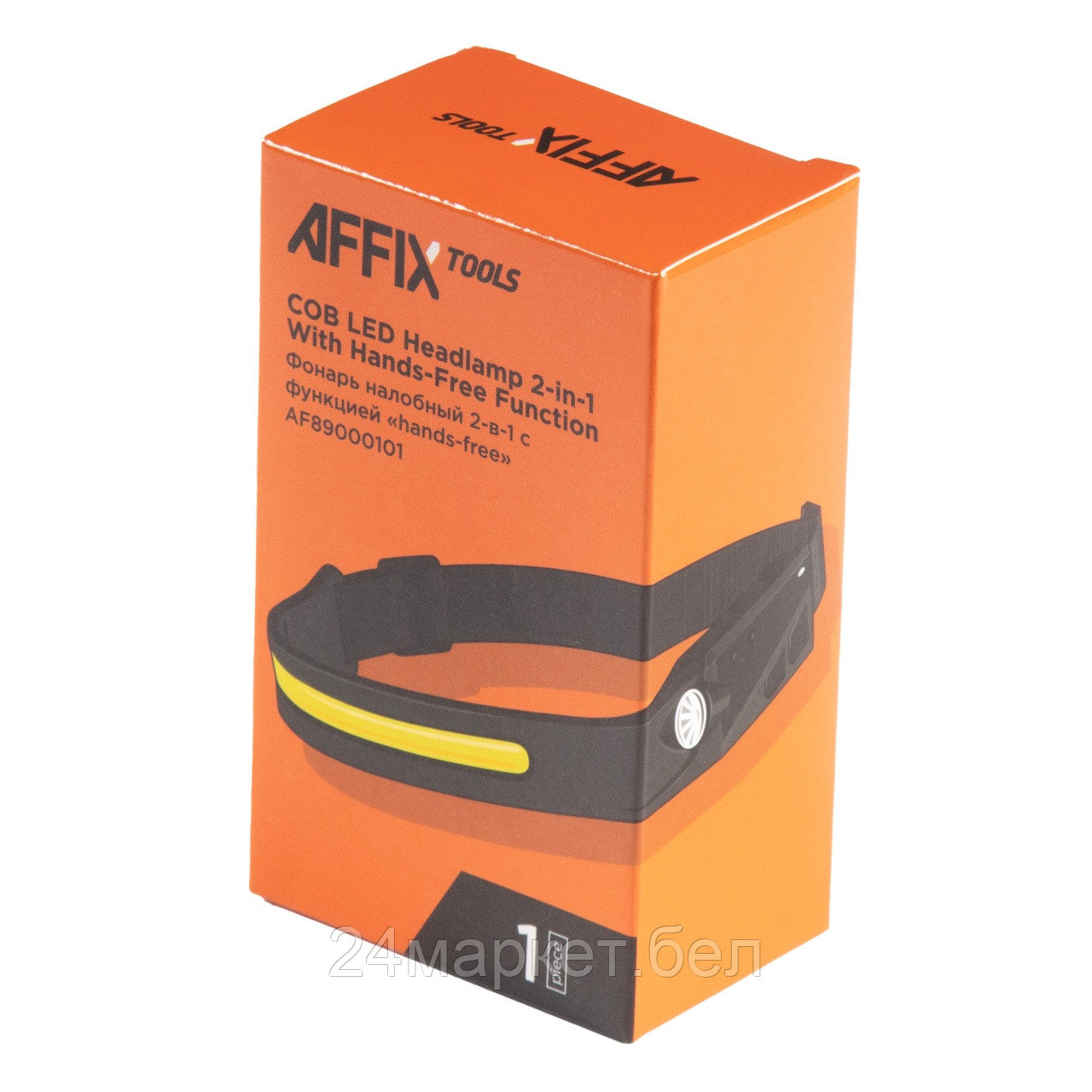 AFFIX AF89000101 AFFIX Фонарь светодиодный, налобный, 1+1 элемент, 3,7 В - фото 4 - id-p222443985