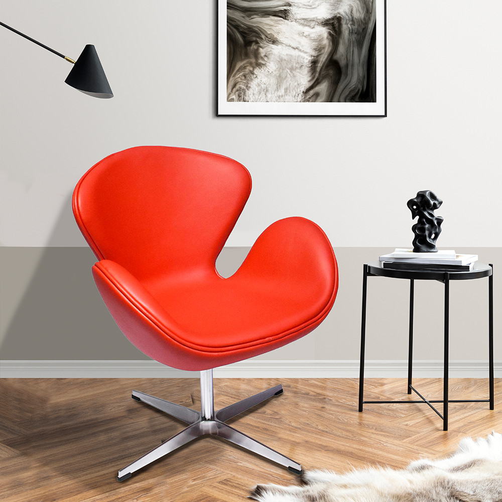 Кресло SWAN CHAIR красный кашемир - фото 10 - id-p220591037