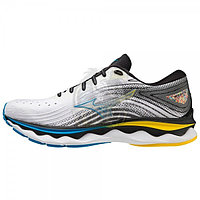 Кроссовки беговые мужские Mizuno Wave Sky 6 (белый/черный) (арт. J1GC220201)