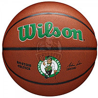 Мяч баскетбольный тренировочный Wilson NBA Team Alliance Boston Celtics Indoor/Outdoor №7 (арт. WTB3100XBBOS)