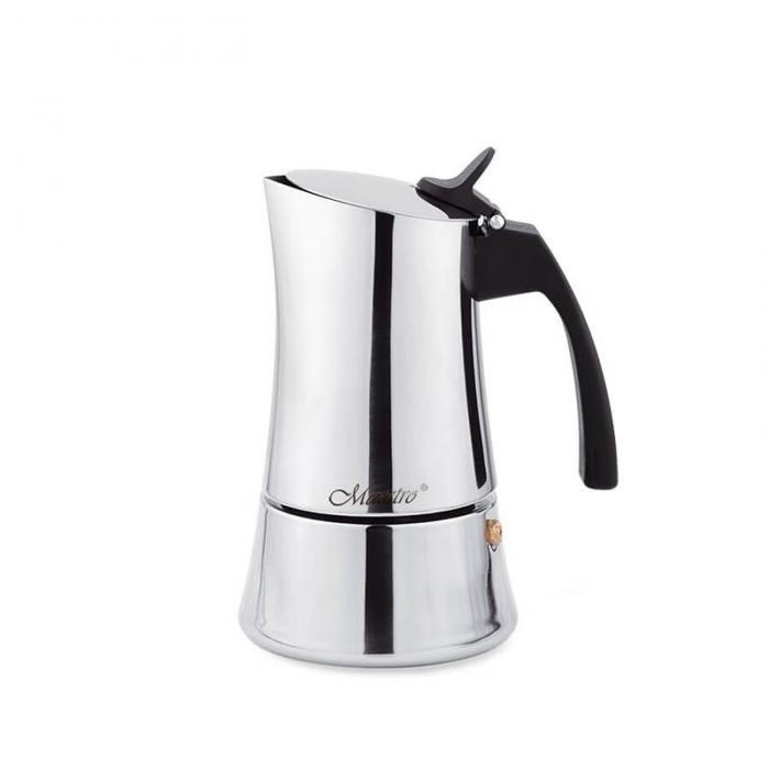Алюминиевая гейзерная кофеварка на 2 чашки Maestro MR-1668-2 Espresso/Moka - фото 1 - id-p222536557