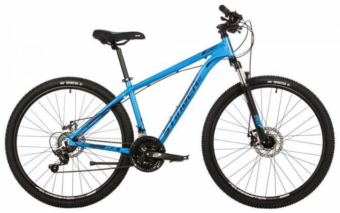 Горный велосипед 27.5 дюймов взрослый мужской скоростной алюминиевый легкий STINGER 27AHD.ELEMEVO.18BL3 синий - фото 2 - id-p222537054
