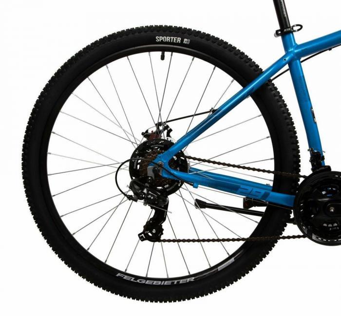 Горный велосипед 29 дюймов взрослый мужской быстрый легкий алюминиевый STINGER 29AHD.ELEMEVO.22BL3 синий - фото 8 - id-p222537057