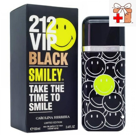 Carolina Herrera 212 VIP Black Smiley / 100 ml