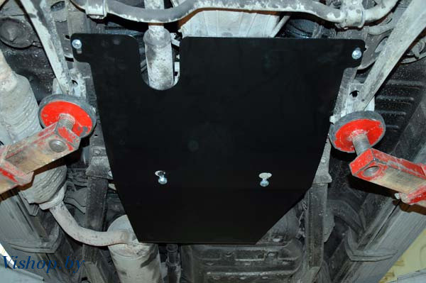 Защита КПП и раздаточной коробки к Toyota Land Cruiser 80 (Сталь 2,5 мм) - фото 1 - id-p222538156