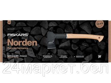 Топор-колун Norden N12 FISKARS+точилка (комплект)