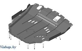 Защита двигателя,кпп Chevrolet Captiva V-2,2;2,4 (2 мм, Сталь)