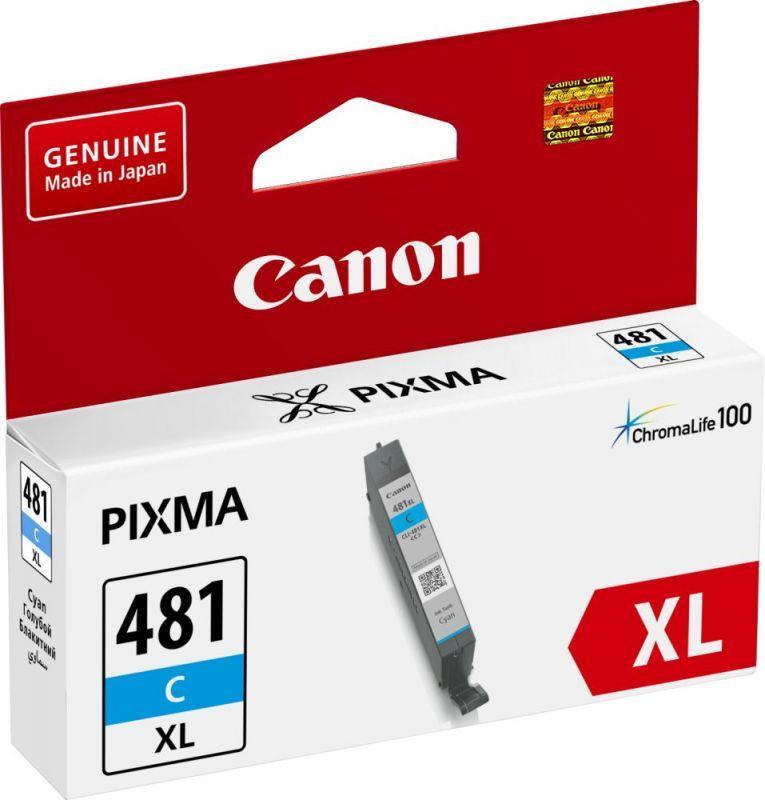 Canon CLI-481XL С 2044C001 Картридж для PIXMA TS6140/TS8140TS/TS9140/TR7540/TR8540, 519 стр. голубой