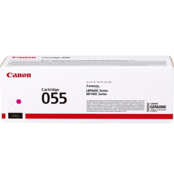 Canon CRG 055 M Тонер-картридж для Canon LBP66x/MF74x, (2100 стр.), пурпурный (GR) - фото 1 - id-p212699780