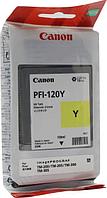 Canon PFI-120Y 2888C001 Картридж для TM-200/TM-205/TM-300/TM-305, 130 мл. жёлтый (GJ)
