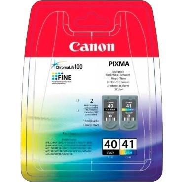 Canon PG-40/CL-41 Набор картриджей для Pixma IP1200/1600/2200/6210D/6220D, MP150/170/450 - фото 1 - id-p206780086