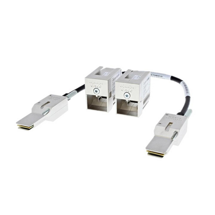 CISCO Catalyst 9300L Stacking Kit: Two data stack adapters and one data stack cable, C9300L-STACK-KIT - фото 1 - id-p222434721
