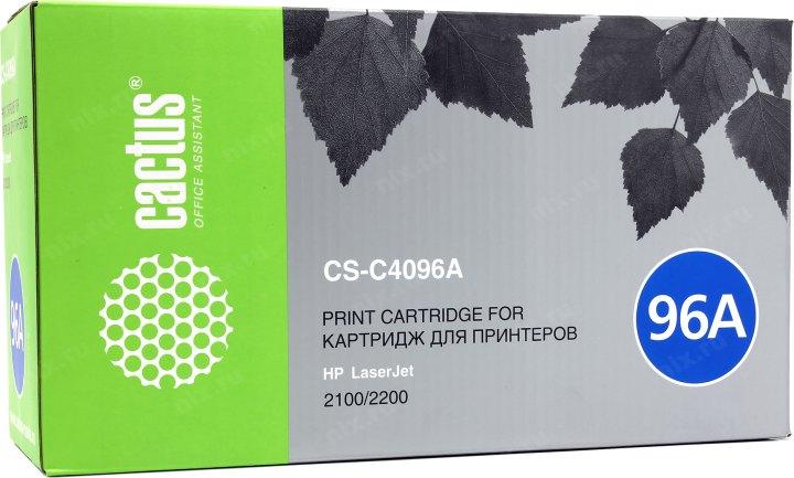 C4096A_CACTUS Картридж (CS-C4096A) для принтеров HP LaserJet 2100/2200. 5000 стр. черный - фото 1 - id-p212710126