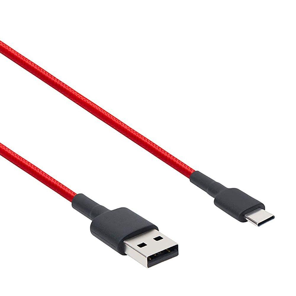 Xiaomi Mi Type-C Braided Cable (Red) [SJV4110GL] - фото 1 - id-p203914085