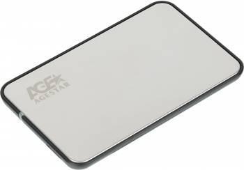 Внешний корпус для HDD/SSD AgeStar 3UB2A8S-6G SATA III пластик/алюминий серебристый 2.5" - фото 1 - id-p212709516
